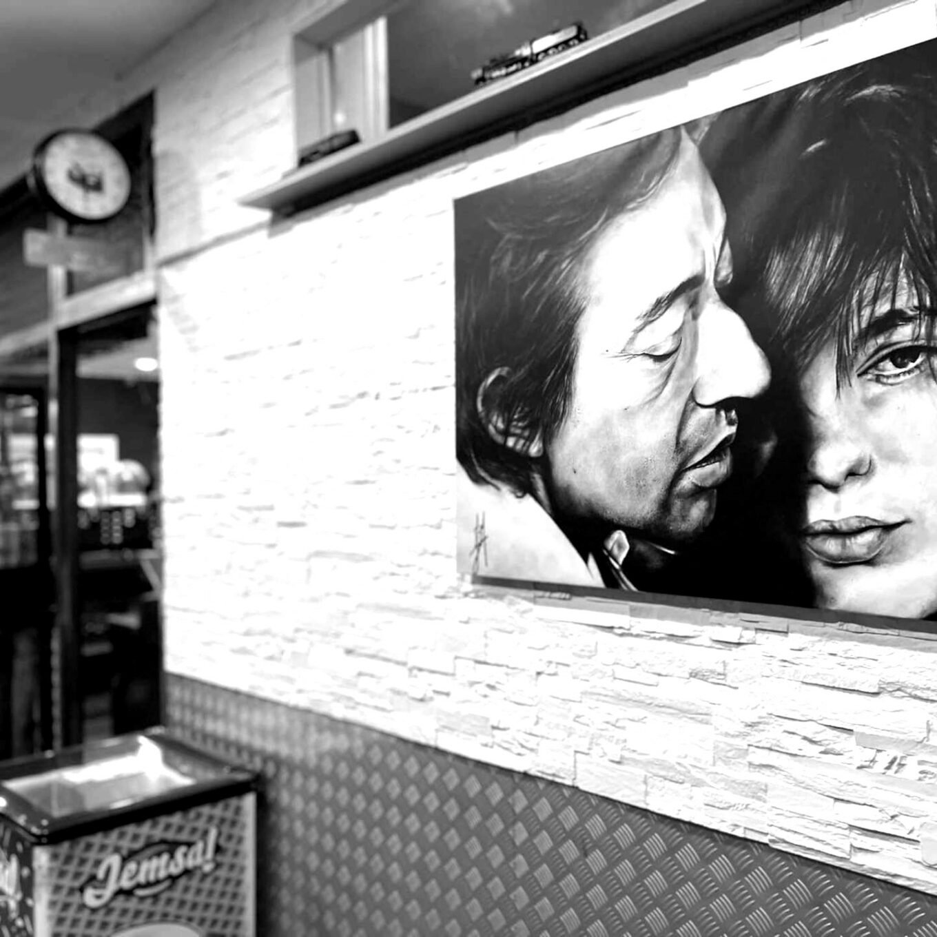 Impression sur toile de 3 de mes portraits pour La Locomotive Steenbecque
