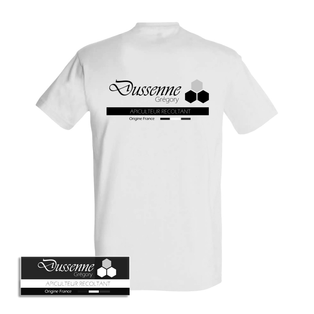 Une gamme de T-shirts pour la miellerie Dussenne Gregory